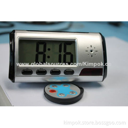 Hidden clock camera with motion detection and 12 hours battery lifespan